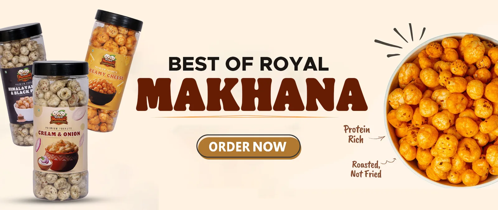 Royal Makhana Banner
