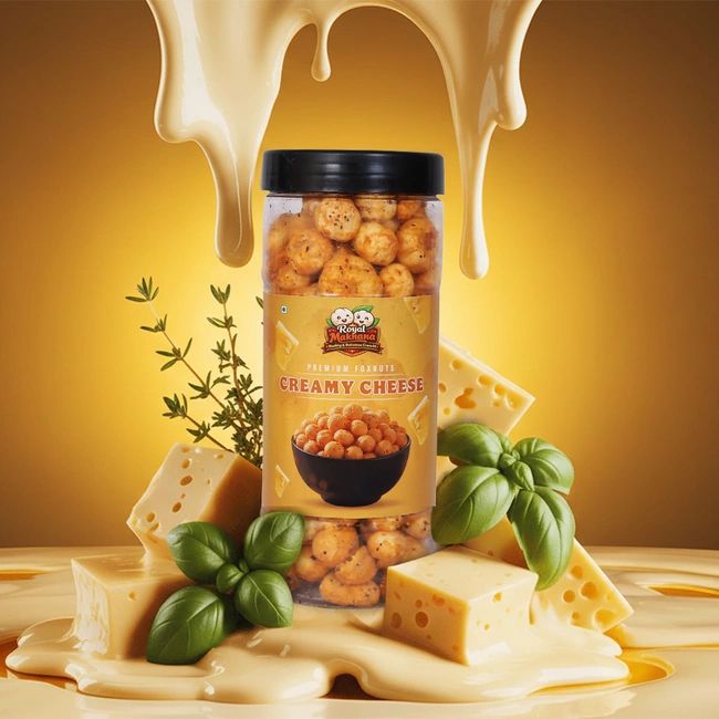 Creamy Cheese Makhana - Royal Makhana